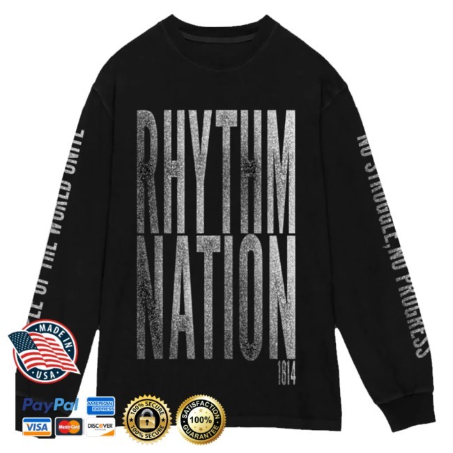 Janet Jackson Store Merch Rhythm Nation T-Shirt Janet Jackson Store Merch Rhythm Nation T-Shirt
