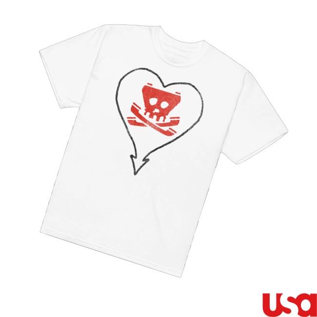 Epitaph Merch Store Alkaline Trio Heartskull Tone T Shirt Epitaph Merch Store Alkaline Trio Heartskull Tone T Shirt