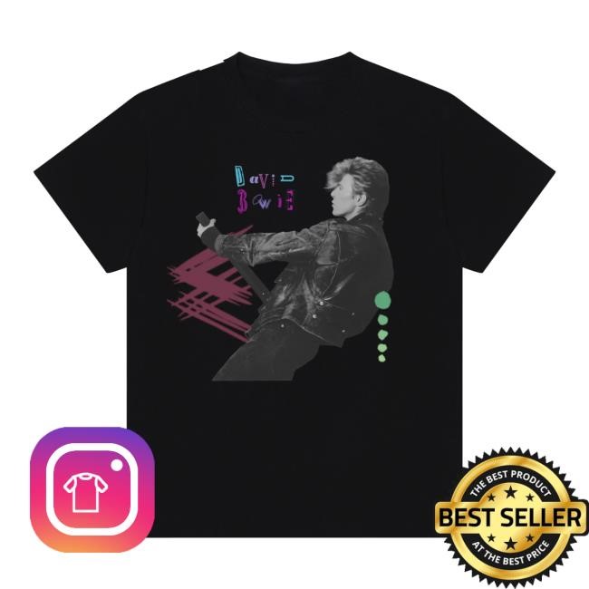 David Bowie Merch Store Never Let Me Down Pastels Premium Tee