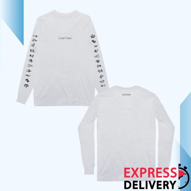 Sam Smith Merch Store Flowers Hoodie Sam Smith Merch Store Flowers Hoodie
