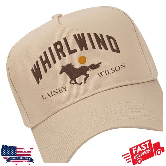 Official  Lainey Wilson Store Merch Khaki Whirlwind Classic Cap