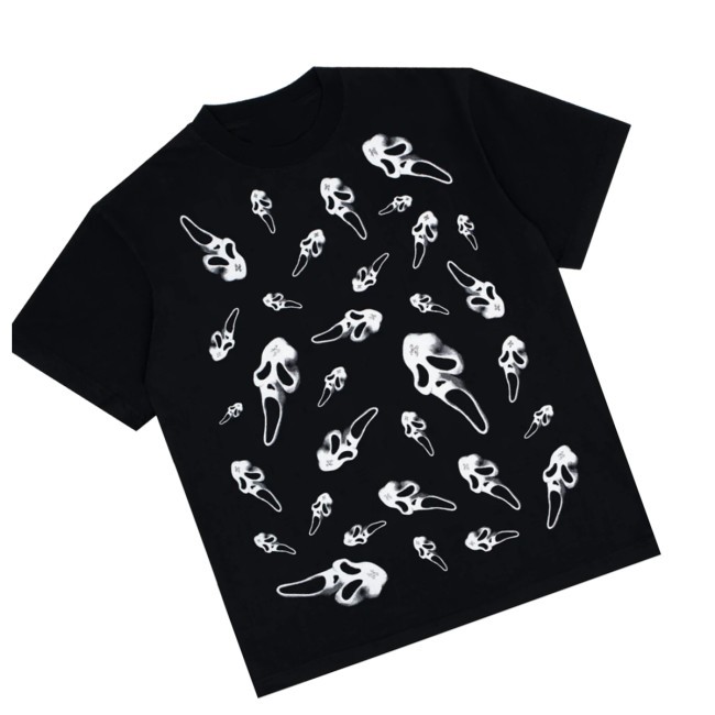 Trending Fuckthepopulation Store Merch Ghostface Mask Sweatshirt