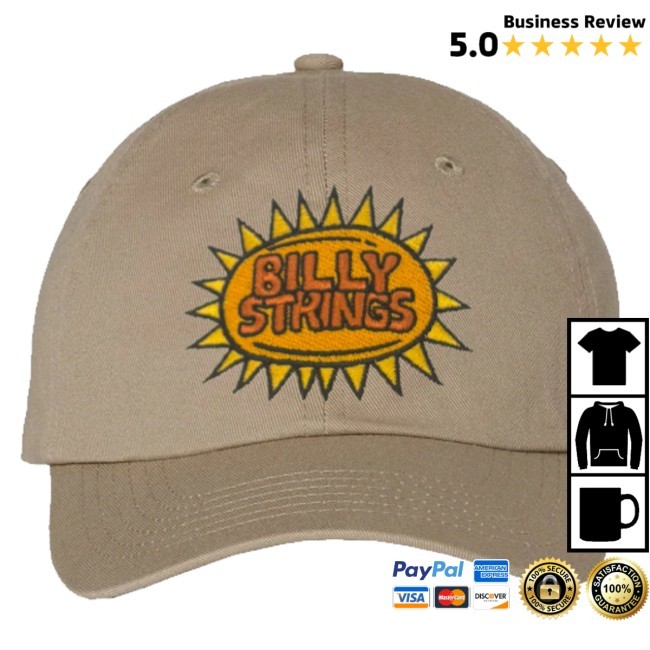 Billy Strings Store Merch Sunshine Youth Hat (Hailey Miller Beiden) Bucket Hat