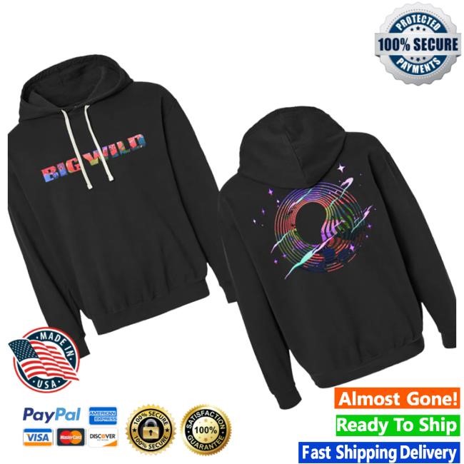 Big Wild Merch Store Wild Child Portal Pullover New Shirt (Black)