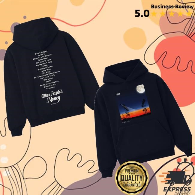 Opmopm Merch Store From The Westside With Love Ii Hoodie Dark Navy