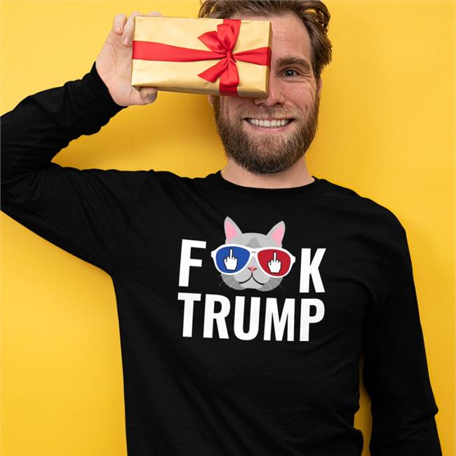 Fuck Anti Trump Cat Shirt
