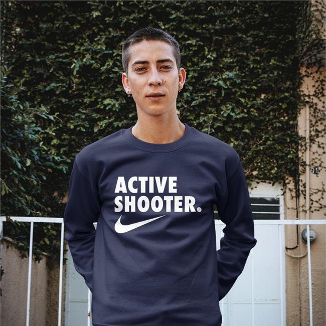 Active Shooter Sweatshirt Shirts With Threatening Aurasr Merch