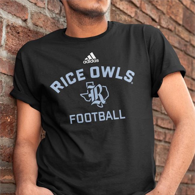 Marco Regalado Wearing Rice Owls Football Hooded Sweatshirt Coachregalado