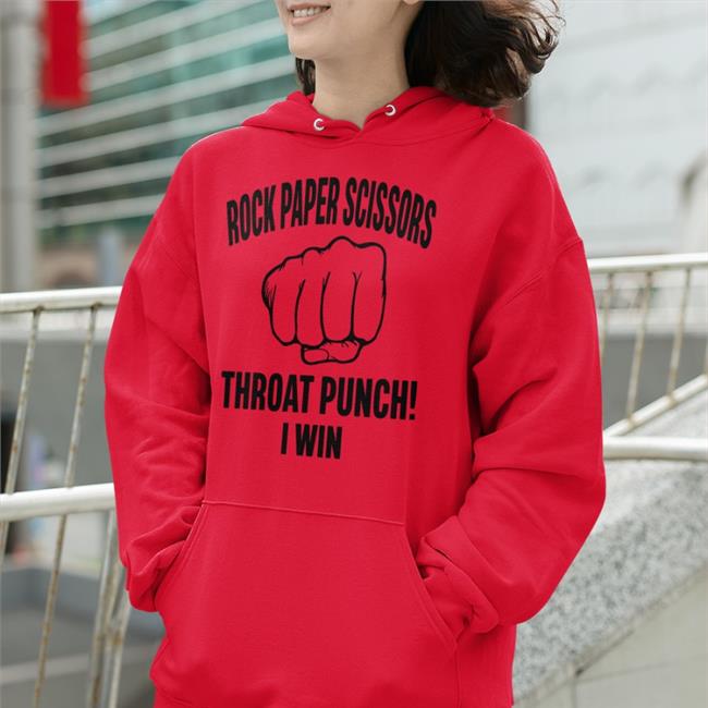 Rock Paper Scissors Throat Punch I Win Tee Walmart Store