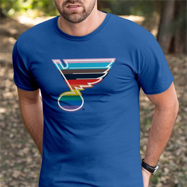 St. Louis Blues Louis Blues Grand Pride Parade Shirt Ryan O'reilly And Chris Zimmerman