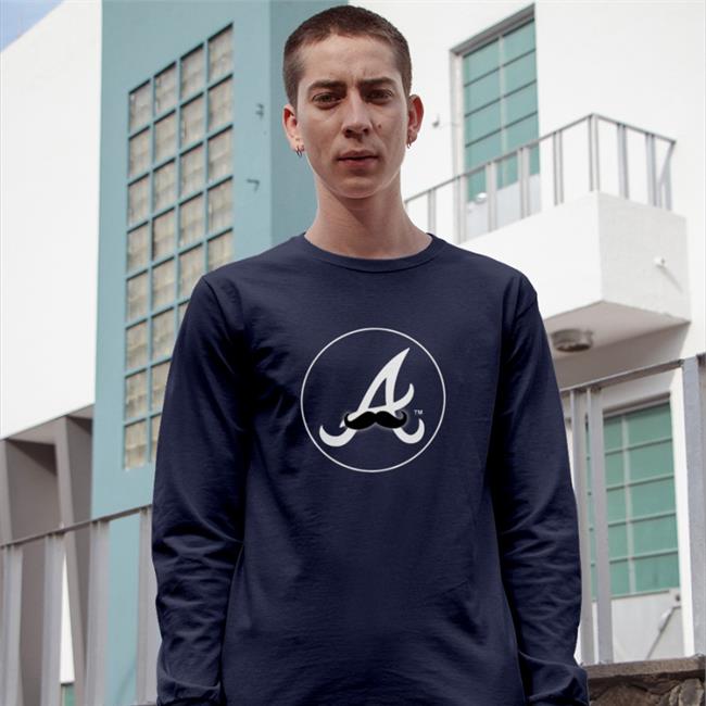 Newprofilepic Atlanta Braves With Beard New Logo Hoodie