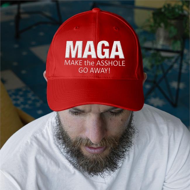 Rb Maga Make The Asshole Go Away Hat Navy