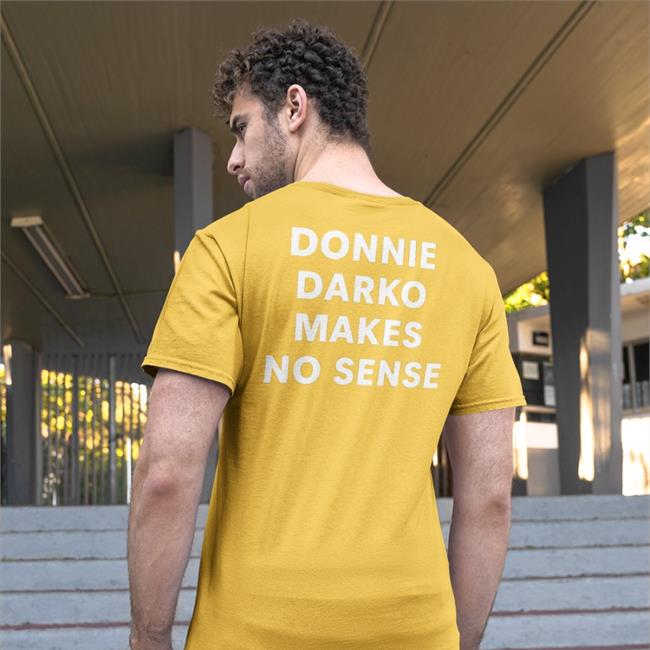 Donnie Darko Makes No Sense T Shirt Shirtsthtgohard Blue
