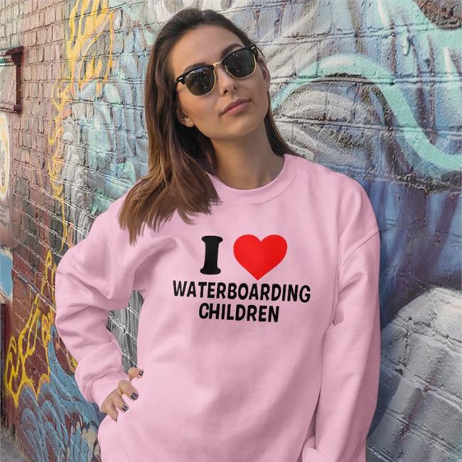 I Love Waterboarding Children T Shirt Shirts With Threatening Auras