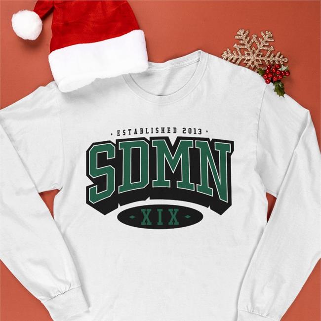 Sdmn Varsity Shirt Sdmn Sidemenclothing Merch Established 2013 Sdmn Shirt