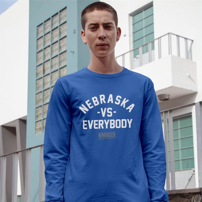 Nebraska Vs Everybody Tee Shirt Kinkaider Brewing