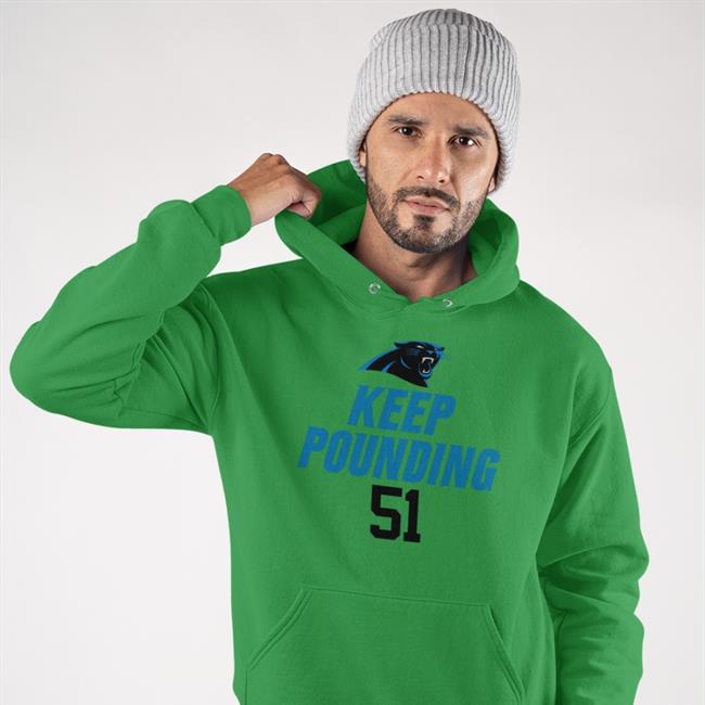 Carolina Panthers Keep Pounding 51 Sweatshirt Jaycee Horn