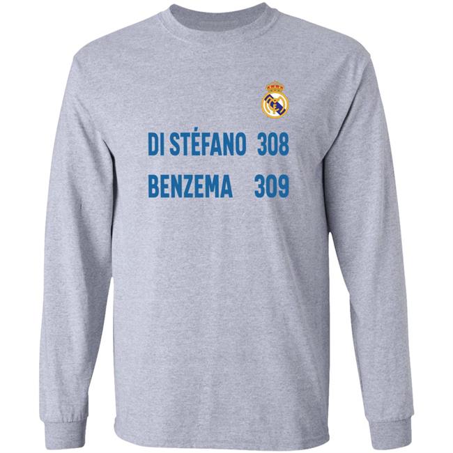 Di Stefano 308 Benzema 309 Shirt Karim Benzema Real Madrid Perez Di Stefano 308 Benzema 309 Shirt Karim Benzema Real Madrid Perez