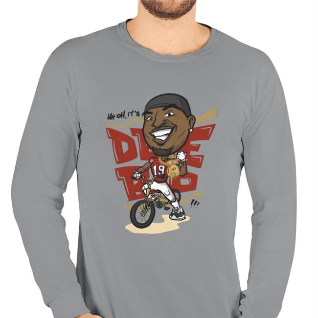 San Francisco 49Ers Uh Oh It's Deebo Ride Bicycle Sweatshirt