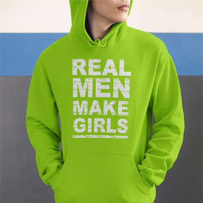 Real Men Make Girls Tee Shirt Foone Foone Real Men Make Girls Shirt Black