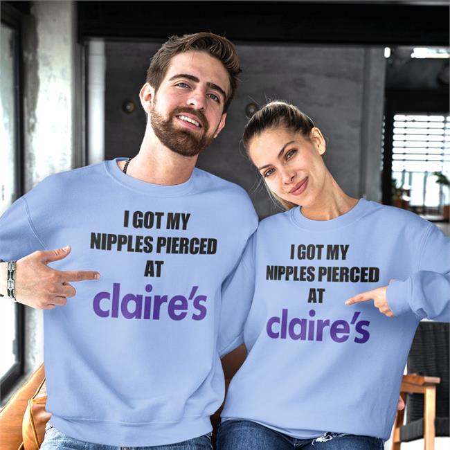 Dramaforbreakfast I Got My Nipples Pierced At Claire's Hoodie White