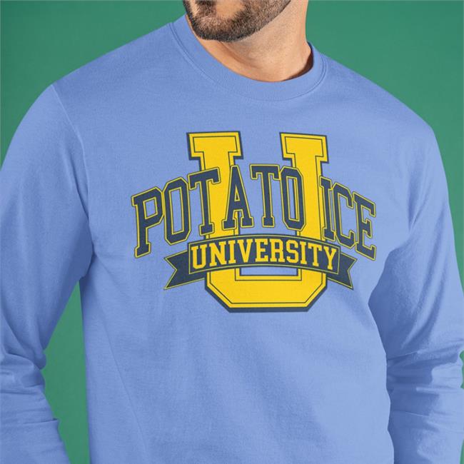 Matt Kenslea Potato Ice University Long Sleeve Tee Shirt
