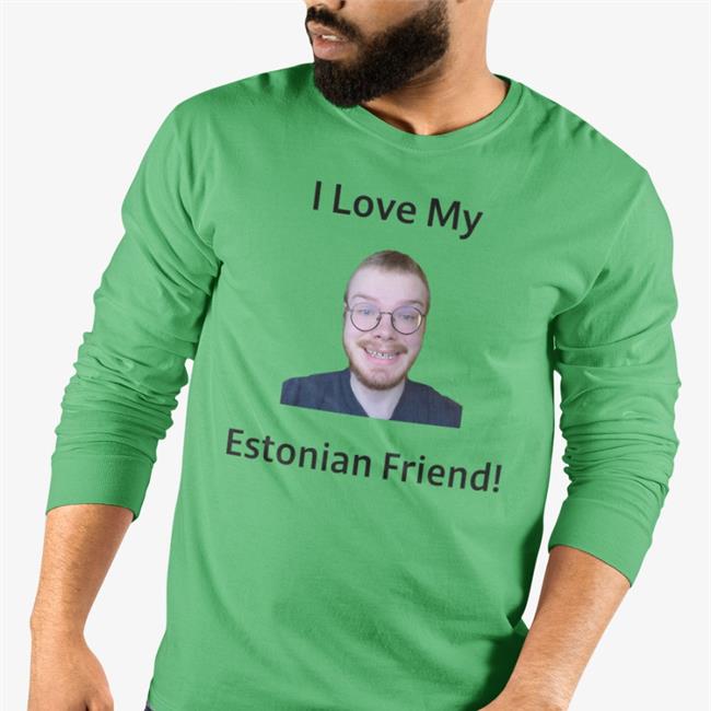 Sinjin Drowning I Love My Estonian Friend T Shirt Askel