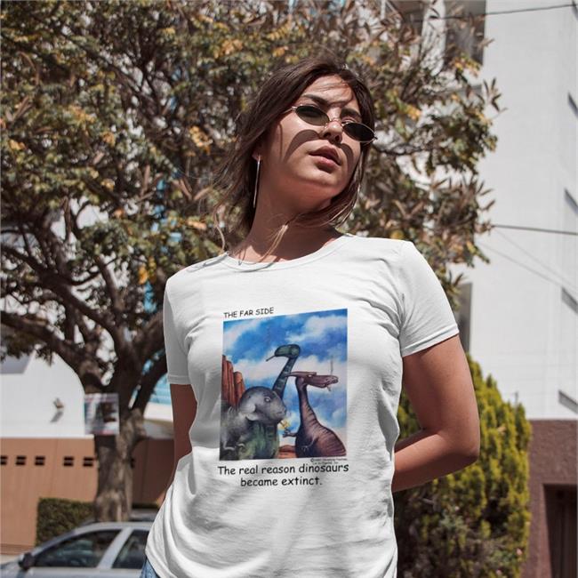 Shirtsthtgohard The Far Side Dinosaurs Became Extinct T Shirt