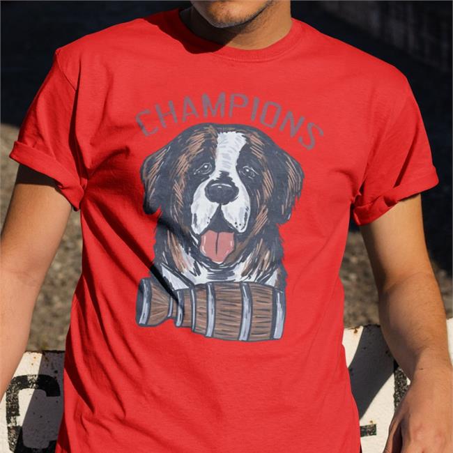 Spittin' Chiclets Col Dog Champs Tee Shirts Barstool Sports Merch