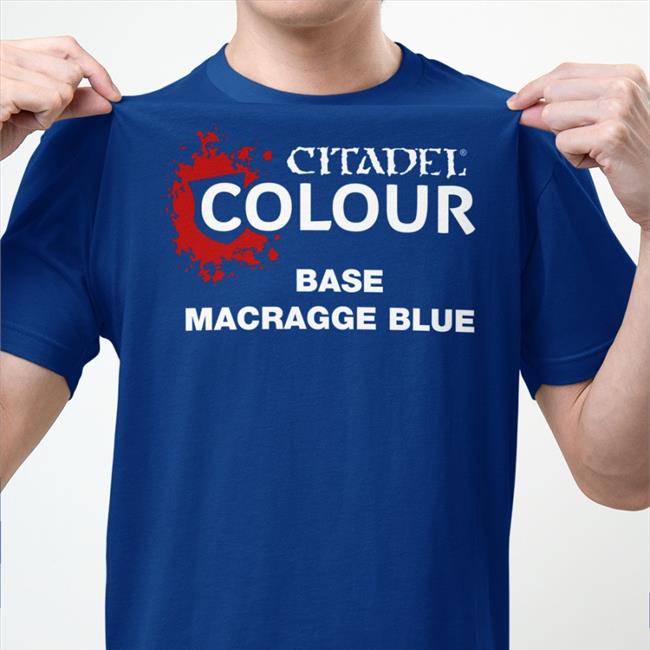 Warhammer Merch Citadel Colour Base Macragge New Shirt
