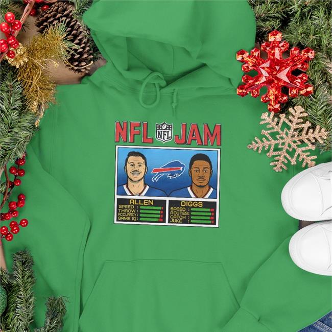 Jam Buffalo Josh Allen And Stefon Diggs T Shirt
