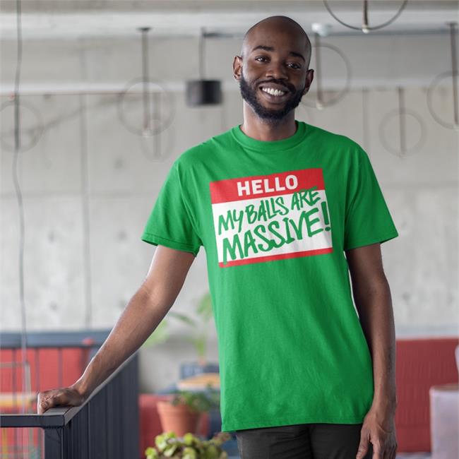 Wwe Store Hello My Balls Are Massive T Shirt The Miz
