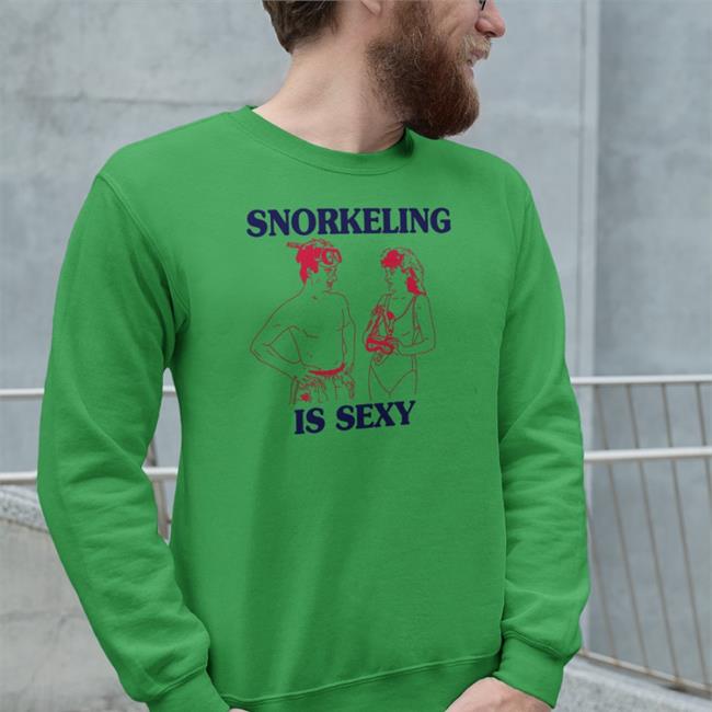 Weird Thrift Store Shirts Snorkeling Is Sexy Shirts Gold