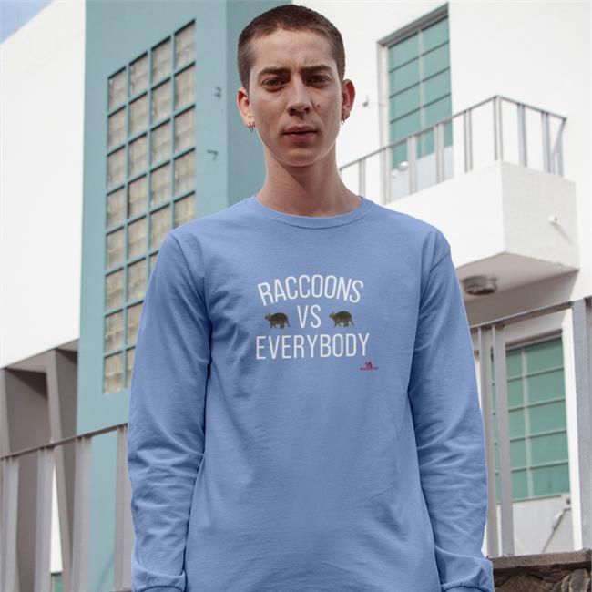 Raccoons Vs Everybody T-Shirt The Beaverton Store
