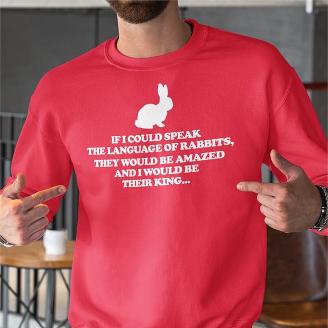 I Could Speak The Language Of Rabbits They Would Be Amazed Shirt Origami Buny Purple