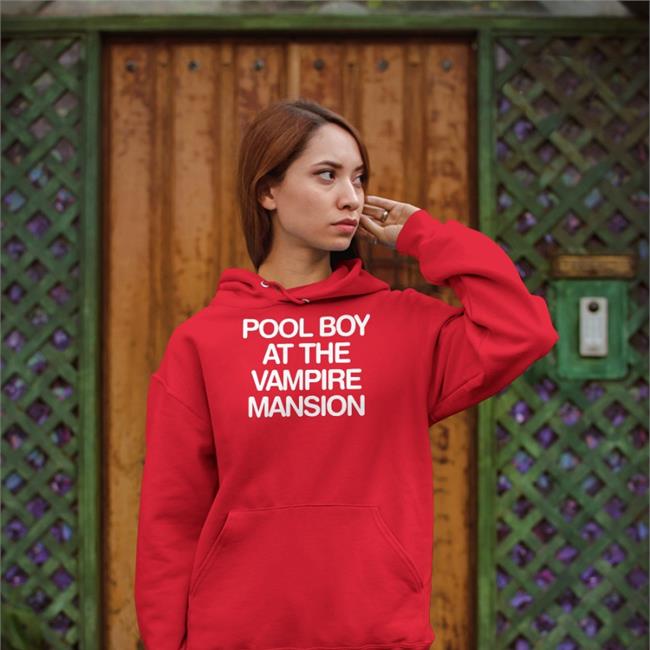 Gerard 's Shirt Pool Boy At The Vampire Mansion Hoodie MCR Tour Updates