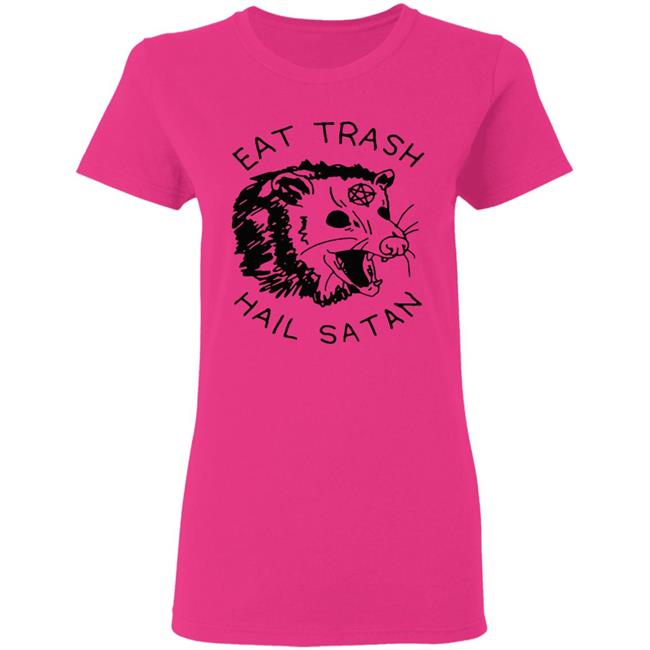 Possum Eat Trash Hail Satan shirt Possum Eat Trash Hail Satan shirt