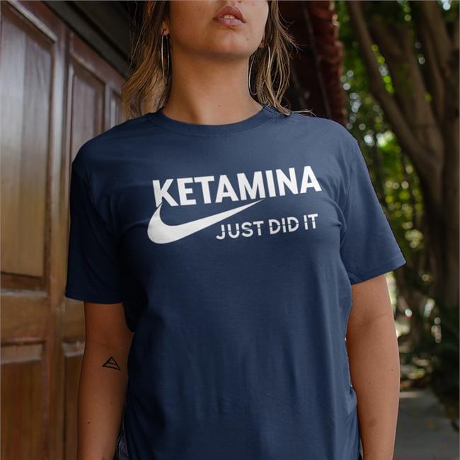 Shirts That Go Hard Shop Ketamina Just Did It Hoodied Sweatshirt Black