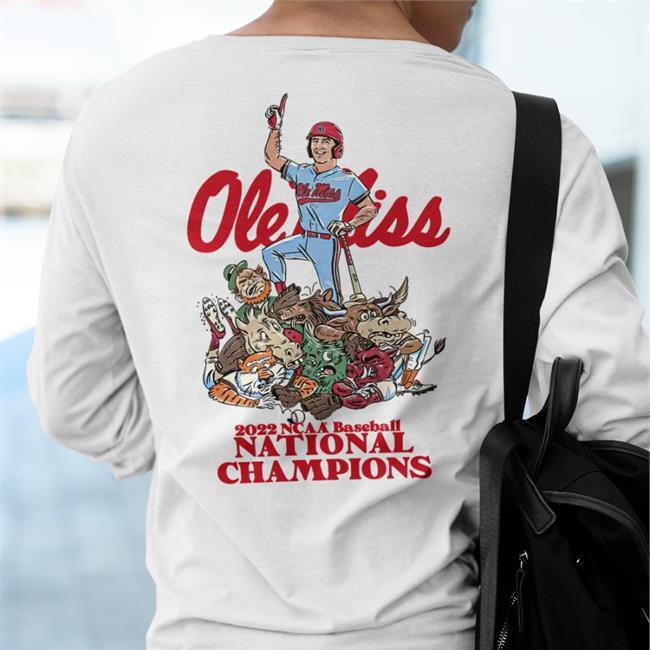 Ole Miss Athletics Merch Ole Miss 2022 Ncaa Baseball National Champions Shirt Olemisssports