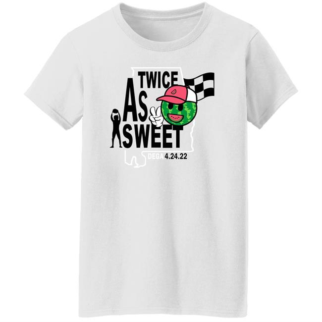 Ross Chastain Dega Win Tee Twice As Tweet Shirt Melon Man’s Second Cup Win At Talladega Ross Chastain Dega Win Tee Twice As Tweet Shirt Melon Man’s Second Cup Win At Talladega