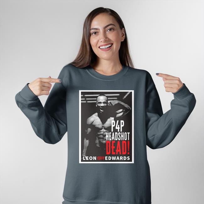 Paradigm Sports Store P4p Headshot Dead Leon Edwards Hoodie