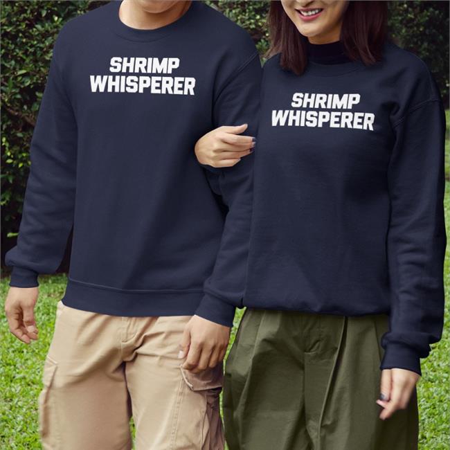 Weird Thrift Store Shirts Shrimp Whisperer Hoodie