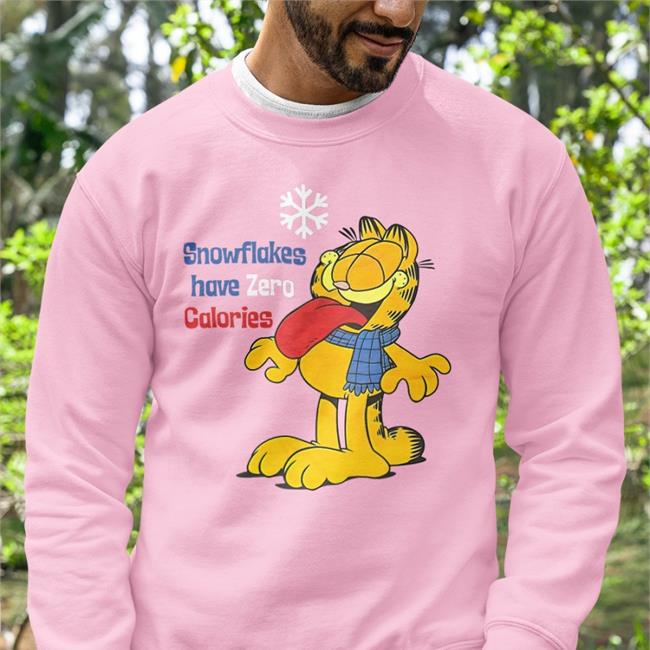 Beepboop1278 Garfield Snowflakes Have Zero Calories Hoodie Edanonymemes
