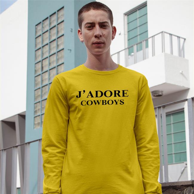 Kendall Jenner Models Wearing J' Adore Cowboys Tee