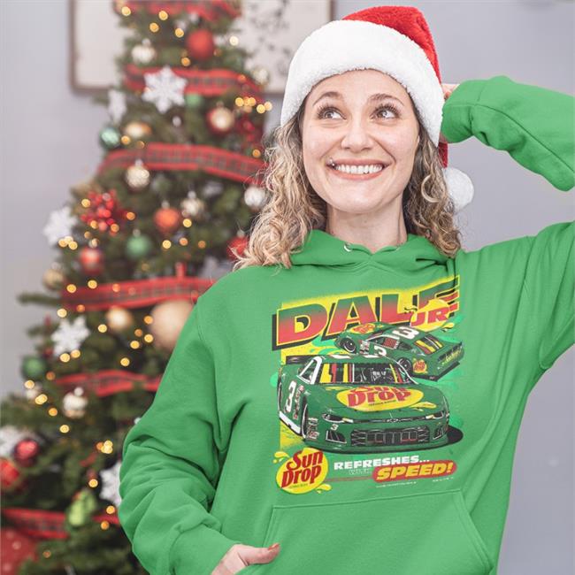 Dale Jr. Sun Drop Car One-Spot Shirt Dale Earnhardt Jr. Sun Drop Car One-Spot Hoodie