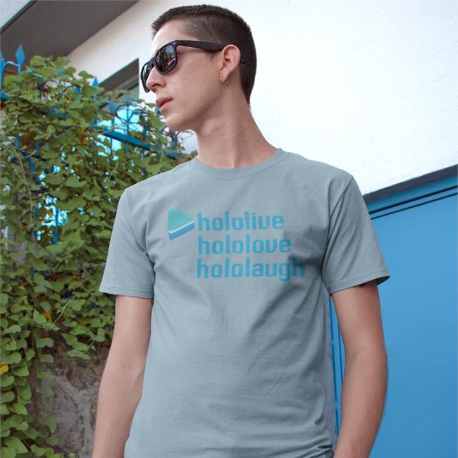 Hololive Hololove Hololaugh T Shirts