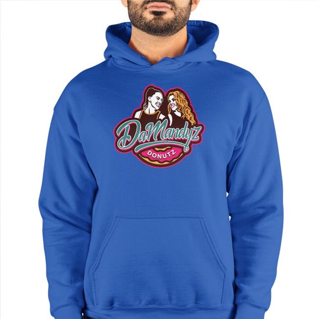Damandyz Merch Damandyz Donutz Shirt Mandy Rose And Sonya Deville Hoodie Sweatshirt