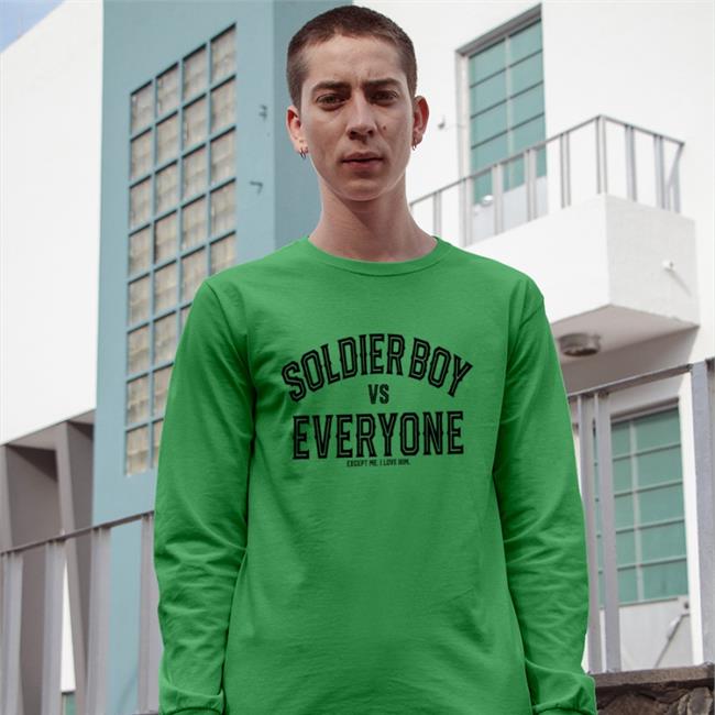 Jensen Ackles Soldier Boy Vs Everyone Except Me I Love Him Tee Shirt AnnaKunerksterPhotos