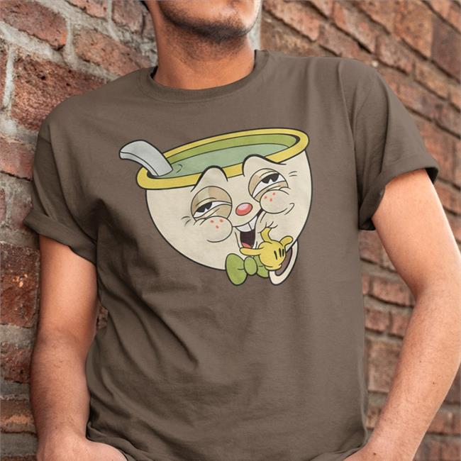 The Cuphead Show Super Extra Comfy Character Bowl Boy Tee