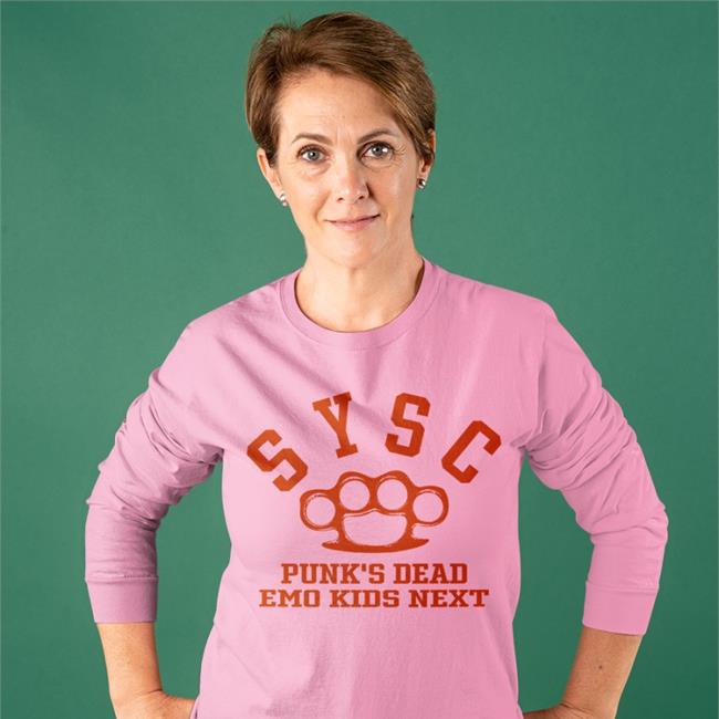 Sysc Punk's Dead Emo Kids Next Sweatshirt Seeyouspacecowboy